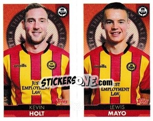 Sticker Kevin Holt / Lewis Mayo - Scottish Professional Football League 2021-2022 - Topps