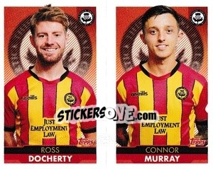 Sticker Ross Docherty / Connor Murray - Scottish Professional Football League 2021-2022 n. 340 - Topps