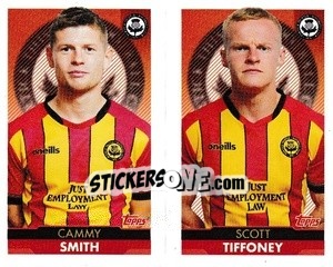 Cromo Cammy Smith / Scott Tiffoney - Scottish Professional Football League 2021-2022 - Topps