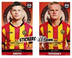 Sticker Cammy Smith / Scott Tiffoney - Scottish Professional Football League 2021-2022 n. 341 - Topps