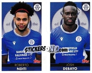 Sticker Roberrto Nditi / Josh Debayo - Scottish Professional Football League 2021-2022 - Topps