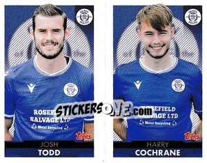 Sticker Josh Todd / Harry Cochrane - Scottish Professional Football League 2021-2022 - Topps