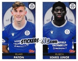 Cromo Ruari Paton / Ruben Soares Junior - Scottish Professional Football League 2021-2022 - Topps