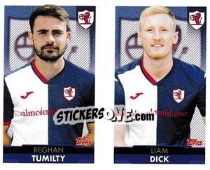 Sticker Reghan Tumilty / Liam Dick - Scottish Professional Football League 2021-2022 n. 356 - Topps