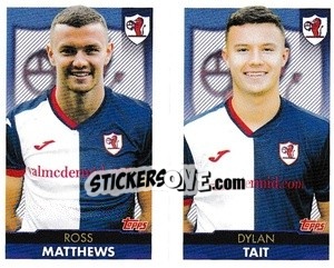 Cromo Ross Matthews / Dylan Tait - Scottish Professional Football League 2021-2022 - Topps