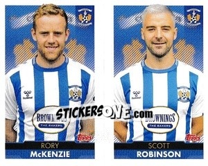 Cromo Rory McKenzie / Scott Robinson - Scottish Professional Football League 2021-2022 - Topps