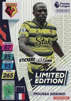 Sticker Moussa Sissoko - English Premier League 2021-2022. Adrenalyn XL Plus n. LE-MS - Panini