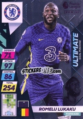 Sticker Romelu Lukaku - English Premier League 2021-2022. Adrenalyn XL Plus - Panini