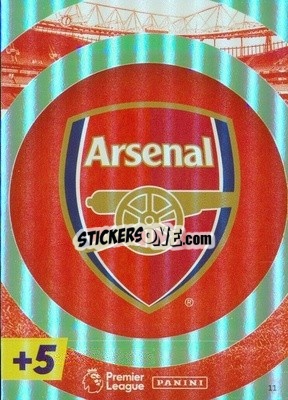 Sticker Arsenal - English Premier League 2021-2022. Adrenalyn XL Plus n. 11 - Panini