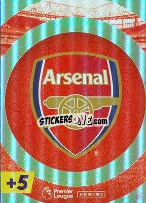 Cromo Arsenal - English Premier League 2021-2022. Adrenalyn XL Plus - Panini