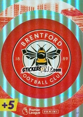 Sticker Brentford - English Premier League 2021-2022. Adrenalyn XL Plus - Panini