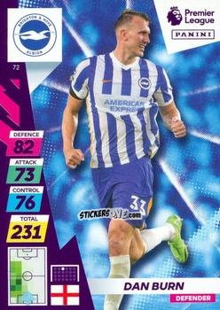 Sticker Dan Burn - English Premier League 2021-2022. Adrenalyn XL Plus n. 72 - Panini