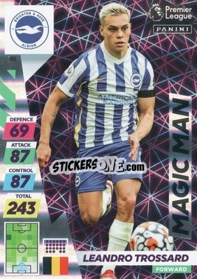 Cromo Leandro Trossard - English Premier League 2021-2022. Adrenalyn XL Plus - Panini