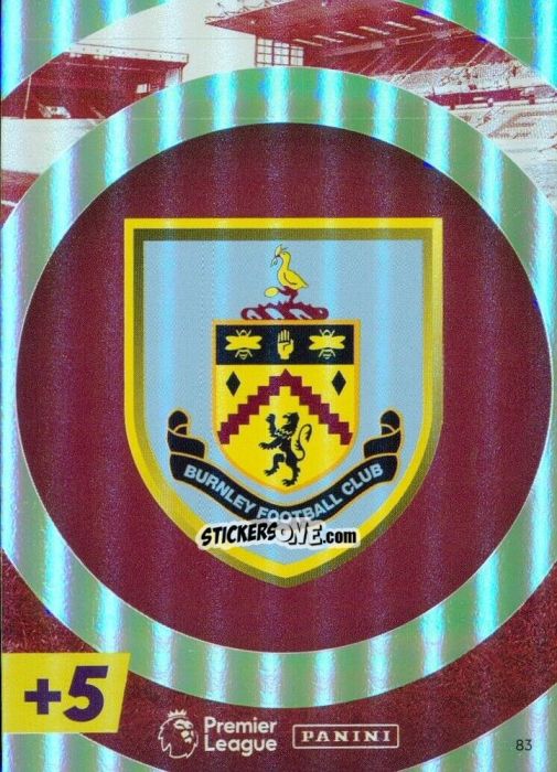 Cromo Burnley - English Premier League 2021-2022. Adrenalyn XL Plus n. 83 - Panini