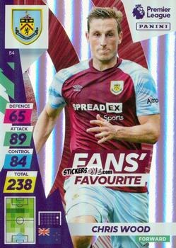 Sticker Chris Wood - English Premier League 2021-2022. Adrenalyn XL Plus n. 84 - Panini