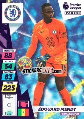 Cromo Édouard Mendy - English Premier League 2021-2022. Adrenalyn XL Plus - Panini