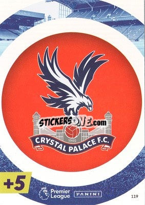 Sticker Crystal Palace - English Premier League 2021-2022. Adrenalyn XL Plus - Panini