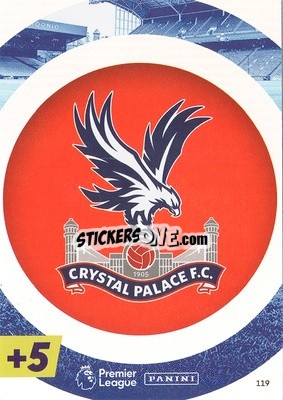 Sticker Crystal Palace - English Premier League 2021-2022. Adrenalyn XL Plus n. 119 - Panini