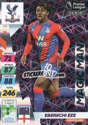 Sticker Eberechi Eze - English Premier League 2021-2022. Adrenalyn XL Plus - Panini