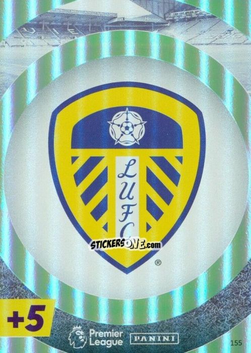 Figurina Leeds United - English Premier League 2021-2022. Adrenalyn XL Plus n. 155 - Panini