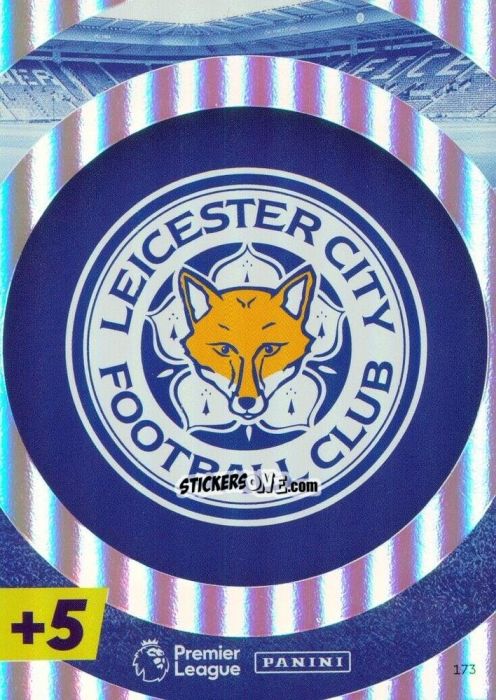 Sticker Leicester City - English Premier League 2021-2022. Adrenalyn XL Plus n. 173 - Panini
