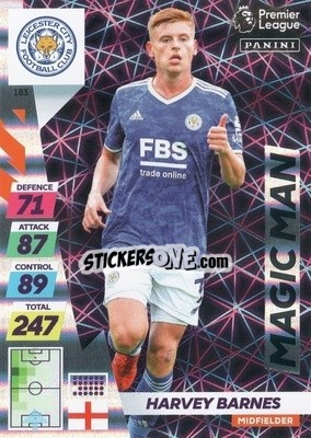 Sticker Harvey Barnes - English Premier League 2021-2022. Adrenalyn XL Plus - Panini