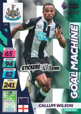Sticker Callum Wilson - English Premier League 2021-2022. Adrenalyn XL Plus n. 261 - Panini