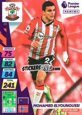 Figurina Mohamed Elyounoussi - English Premier League 2021-2022. Adrenalyn XL Plus - Panini