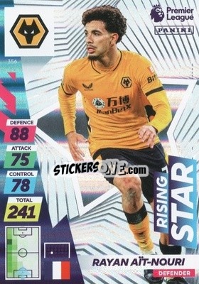 Sticker Rayan Ait-Nouri - English Premier League 2021-2022. Adrenalyn XL Plus n. 356 - Panini