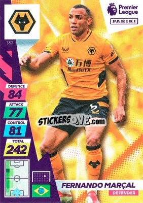 Sticker Fernando Marzal - English Premier League 2021-2022. Adrenalyn XL Plus n. 357 - Panini