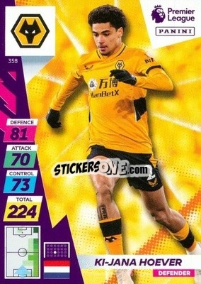 Sticker Ki-Jana Hoever - English Premier League 2021-2022. Adrenalyn XL Plus - Panini