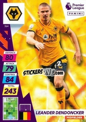 Sticker Leander Dendoncker - English Premier League 2021-2022. Adrenalyn XL Plus - Panini