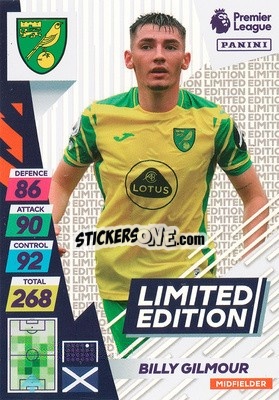 Cromo Billy Gilmour - English Premier League 2021-2022. Adrenalyn XL Plus - Panini