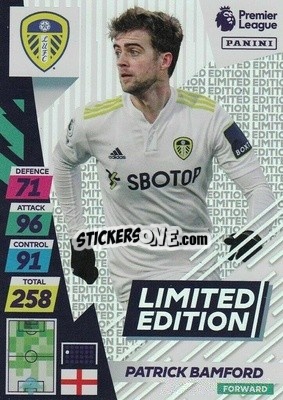 Sticker Patrick Bamford - English Premier League 2021-2022. Adrenalyn XL Plus n. LE-PB - Panini