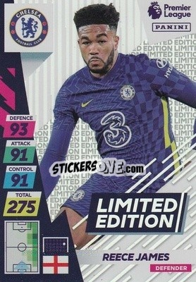 Sticker Reece James - English Premier League 2021-2022. Adrenalyn XL Plus n. LE-RJ - Panini