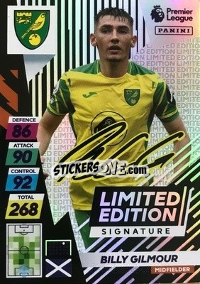 Sticker Billy Gilmour - English Premier League 2021-2022. Adrenalyn XL Plus n. SLE-BG - Panini