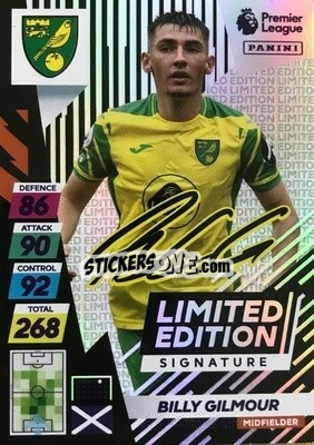 Cromo Billy Gilmour - English Premier League 2021-2022. Adrenalyn XL Plus - Panini