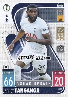 Sticker Japhet Tanganga - UEFA Champions League & Europa League 2021-2022. Match Attax Extra n. SU12 - Topps