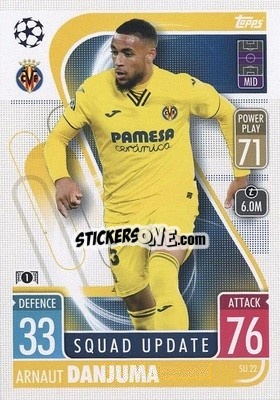 Cromo Arnaut Danjuma - UEFA Champions League & Europa League 2021-2022. Match Attax Extra - Topps