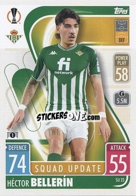 Sticker Héctor Bellerin - UEFA Champions League & Europa League 2021-2022. Match Attax Extra n. SU23 - Topps