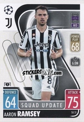 Sticker Aaron Ramsey - UEFA Champions League & Europa League 2021-2022. Match Attax Extra n. SU31 - Topps