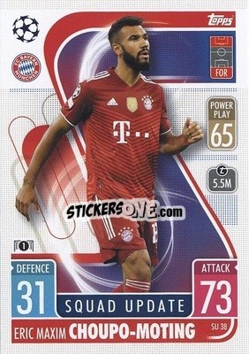 Cromo Eric Maxim Choupo-Moting - UEFA Champions League & Europa League 2021-2022. Match Attax Extra - Topps