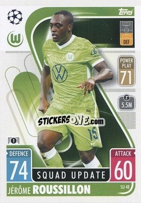 Sticker Jéròme Roussillon - UEFA Champions League & Europa League 2021-2022. Match Attax Extra n. SU48 - Topps