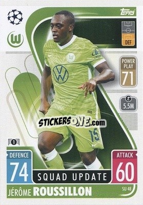 Sticker Jéròme Roussillon - UEFA Champions League & Europa League 2021-2022. Match Attax Extra - Topps