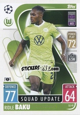 Cromo Ridle Baku - UEFA Champions League & Europa League 2021-2022. Match Attax Extra - Topps