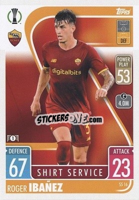 Sticker Roger Ibañez - UEFA Champions League & Europa League 2021-2022. Match Attax Extra n. SS16 - Topps