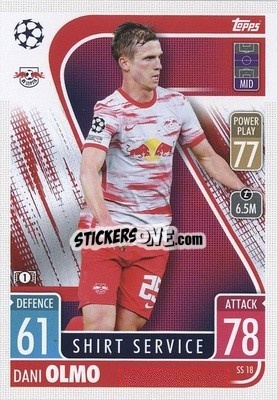 Sticker Dani Olmo - UEFA Champions League & Europa League 2021-2022. Match Attax Extra n. SS18 - Topps