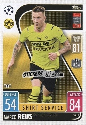 Sticker Marco Reus - UEFA Champions League & Europa League 2021-2022. Match Attax Extra n. SS19 - Topps