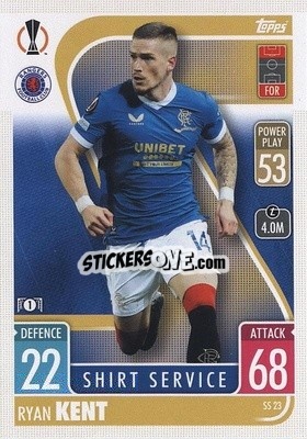 Sticker Ryan Kent - UEFA Champions League & Europa League 2021-2022. Match Attax Extra n. SS23 - Topps