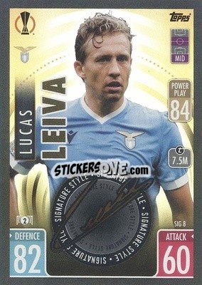 Sticker Lucas Leiva - UEFA Champions League & Europa League 2021-2022. Match Attax Extra - Topps